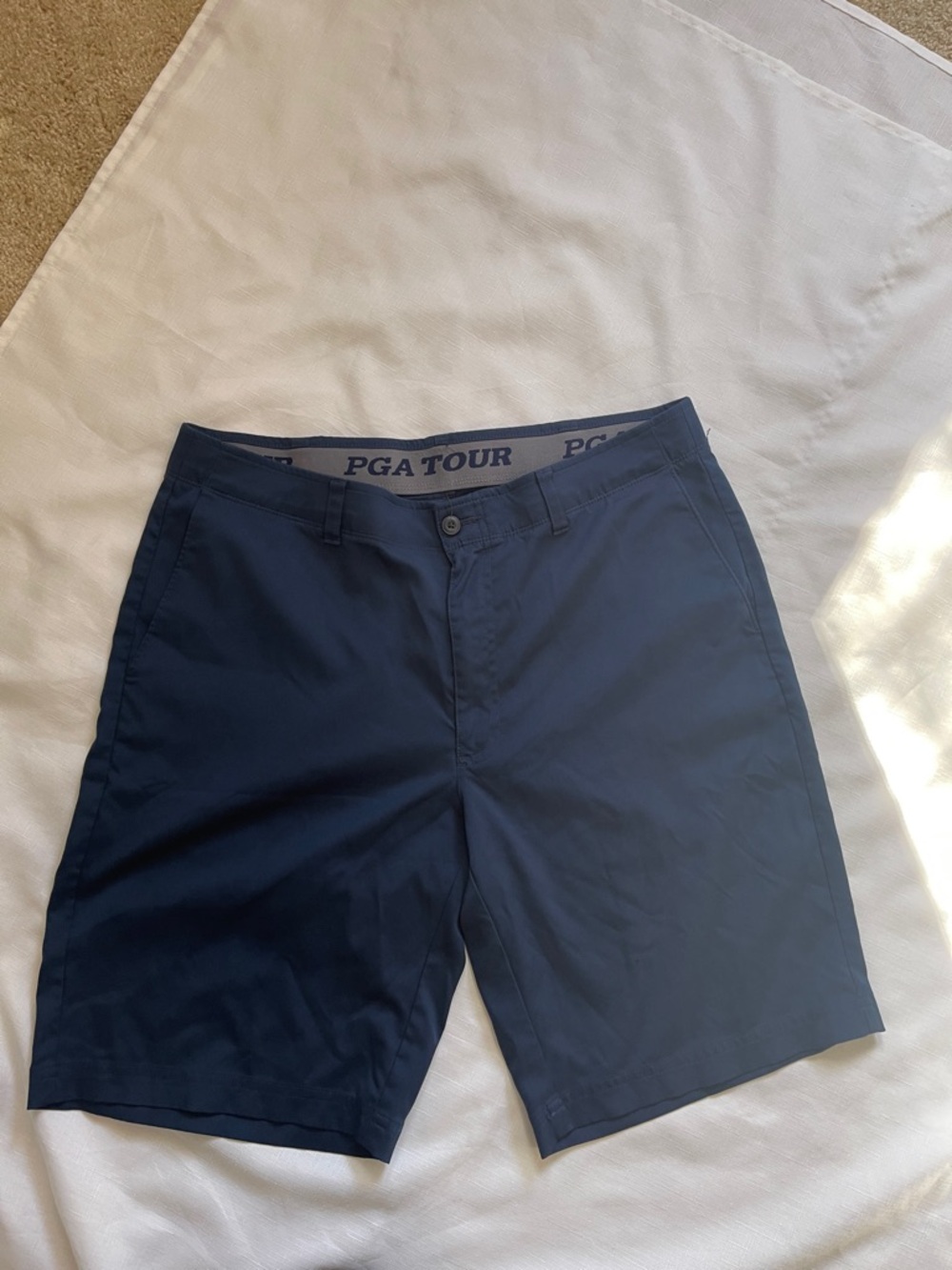 PGA TOUR Men's Navy Performance Golf Shorts